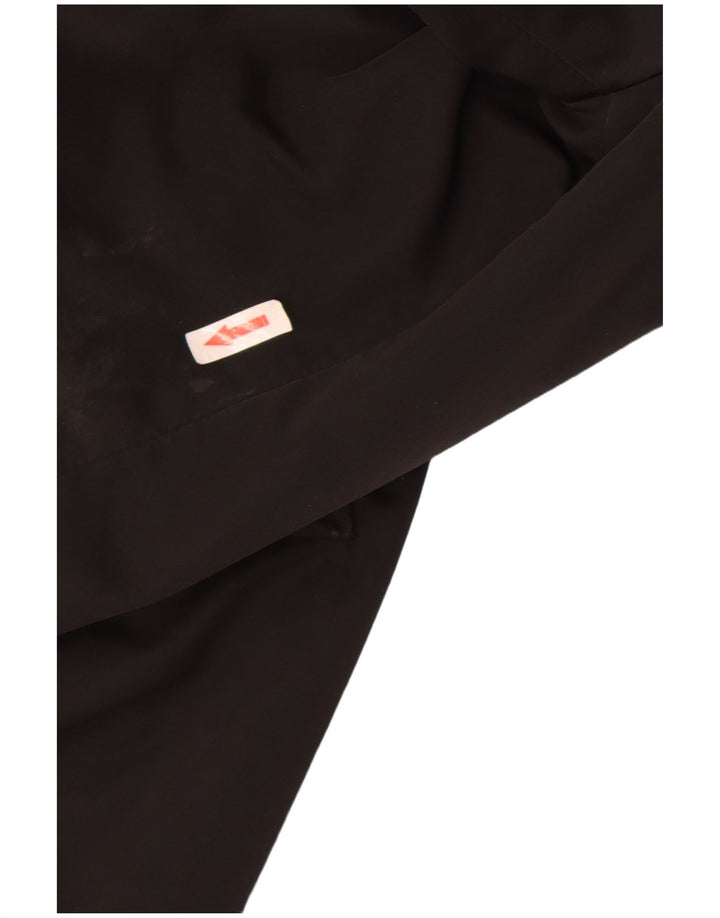 Męski płaszcz przeciwdeszczowy Hugo Boss IT 56 3XL Czarny poliester