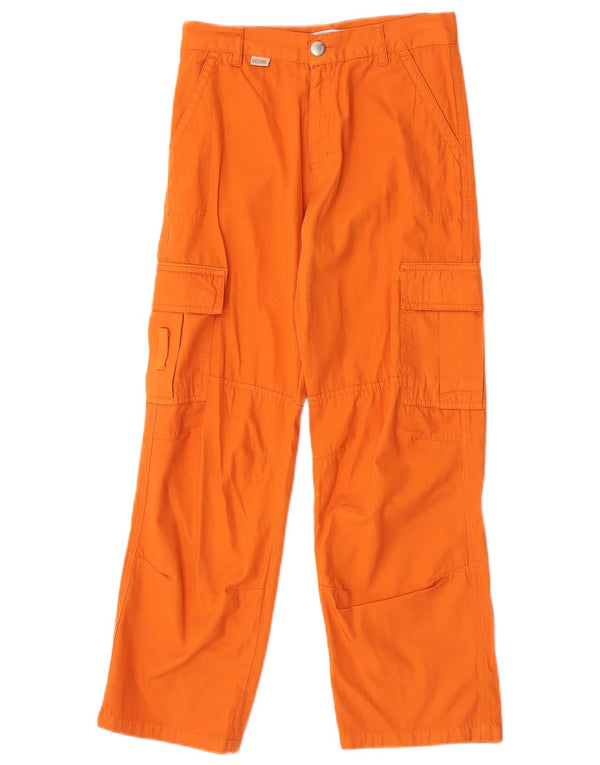 Spodnie dziewczęce Moschino Cargo Cargo 8-9 lat W24 L24 Pomarańczowa bawełna