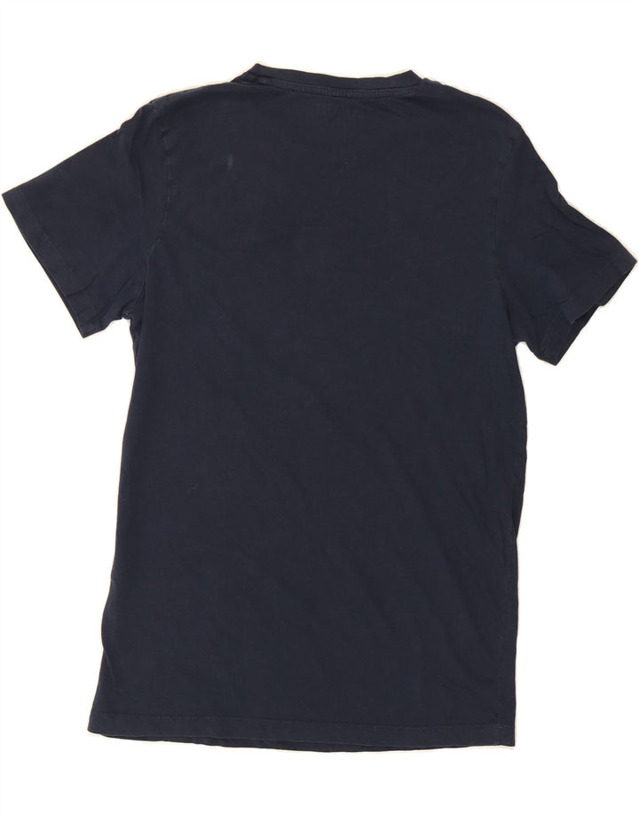 JACK & JONES Mens Regular Fit Graphic T-Shirt Top Small Navy Blue Vintage Jack & Jones and Second-Hand Jack & Jones from Messina Hembry 