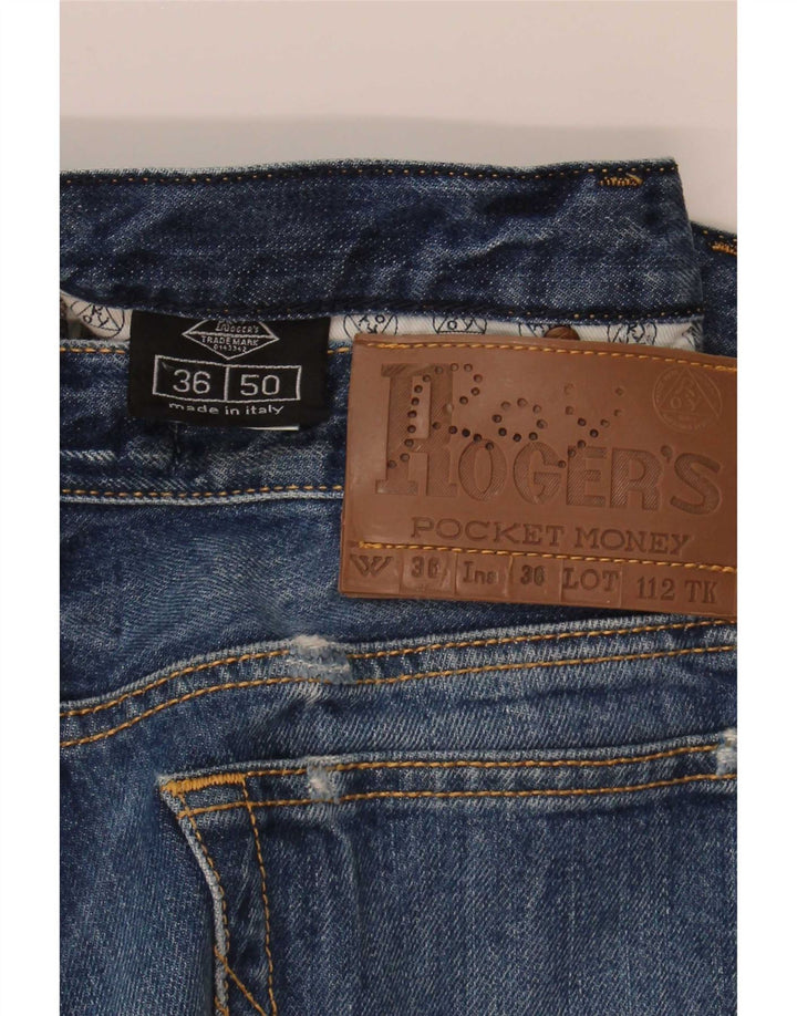 Męskie spodenki jeansowe Roy Rogers Thanaz Distressed IT 50 Large W36 Blue