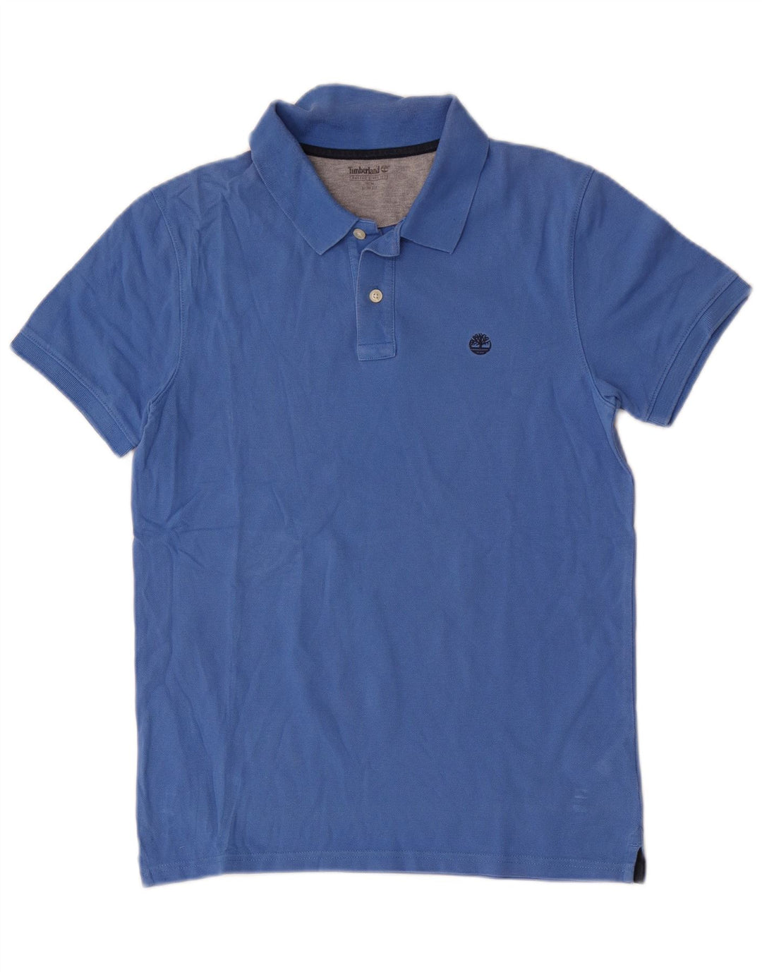 Męska koszulka polo Timberland Slim Fit, średnioniebieska, bawełniana