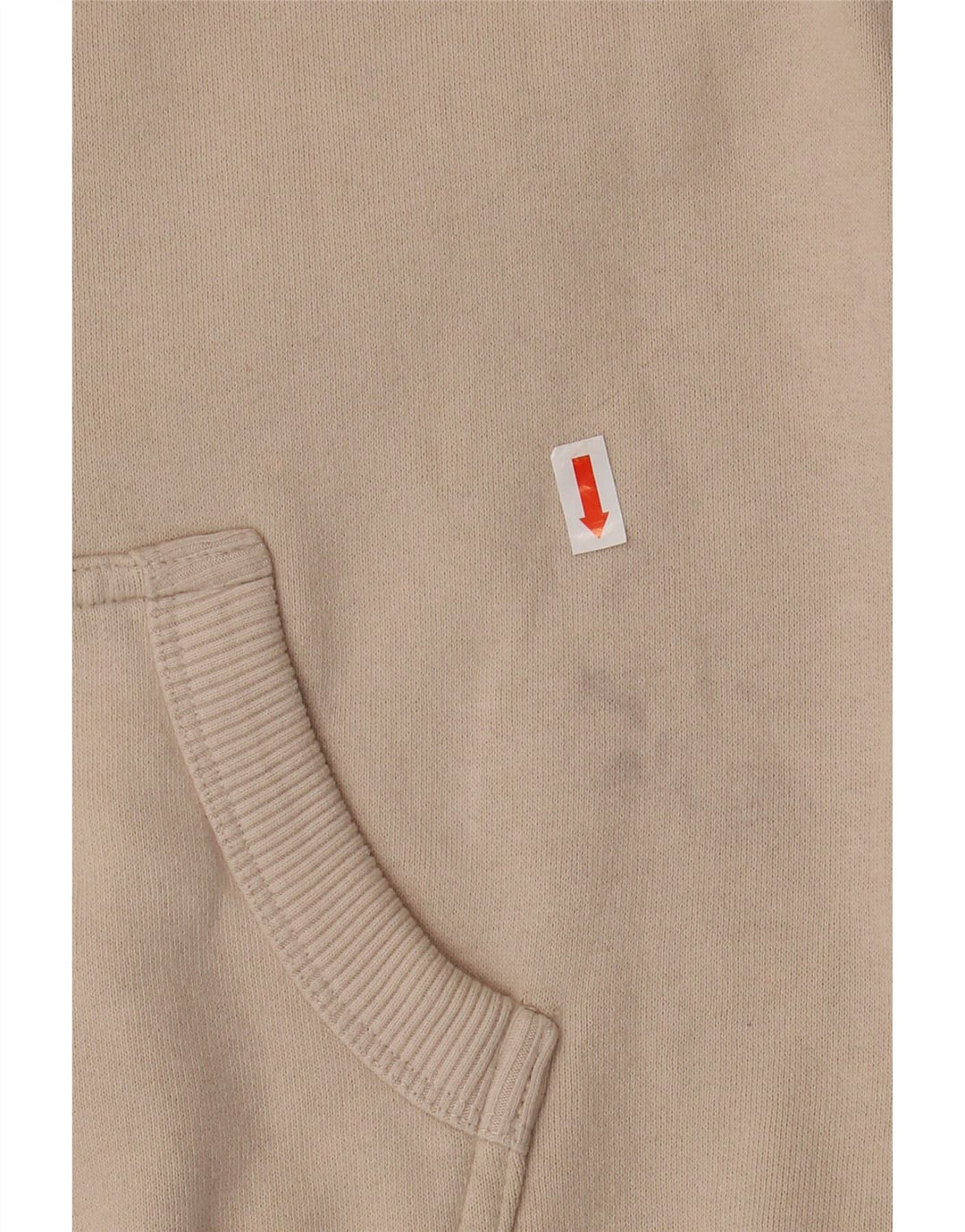 Damski sweter z kapturem i grafiką SUPERDRY UK 8 Small, beżowy, bawełniany