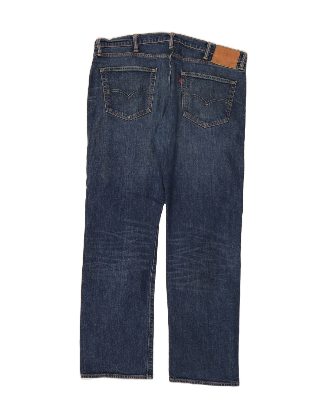 Męskie proste dżinsy LEVI'S W38 L32 Niebieskie bawełniane