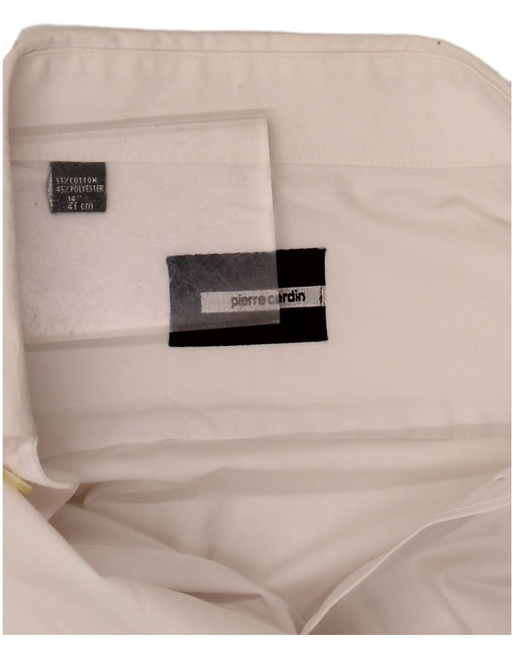 Męska koszula wizytowa Pierre Cardin rozmiar 46 41, duża, biała bawełna