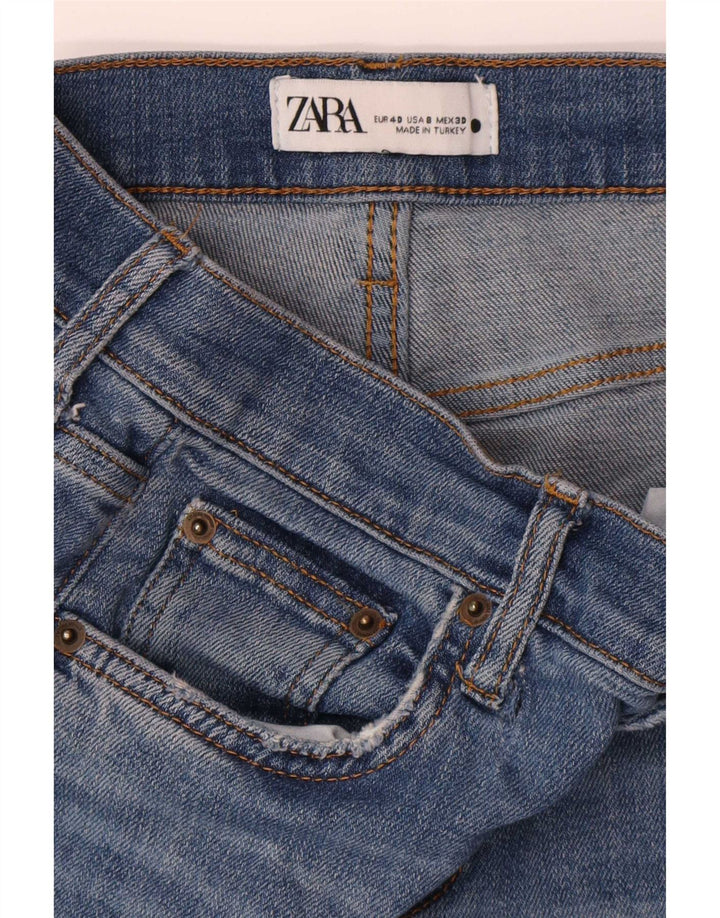 Damskie proste dżinsy Zara EU 40 Medium W30 L27 Niebieskie