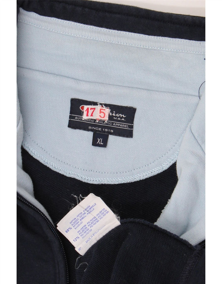 Kurtka męska dresowa CHAMPION XL granatowa, bawełniana