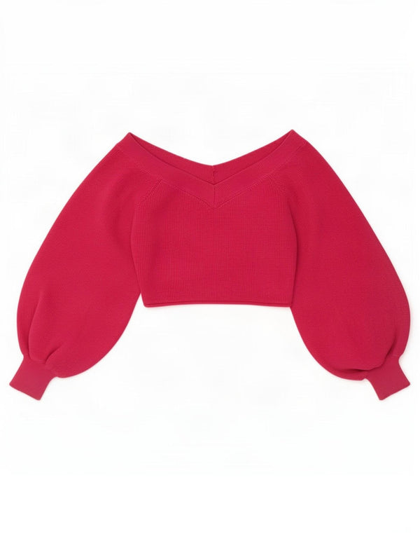 Sweter damski Zara Bolero UK 8 Small Pink wiskoza
