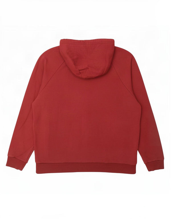 Męski sweter męski Under Armour o luźnym kroju i zapinanym na zamek, 2XL, czerwony, bawełniany