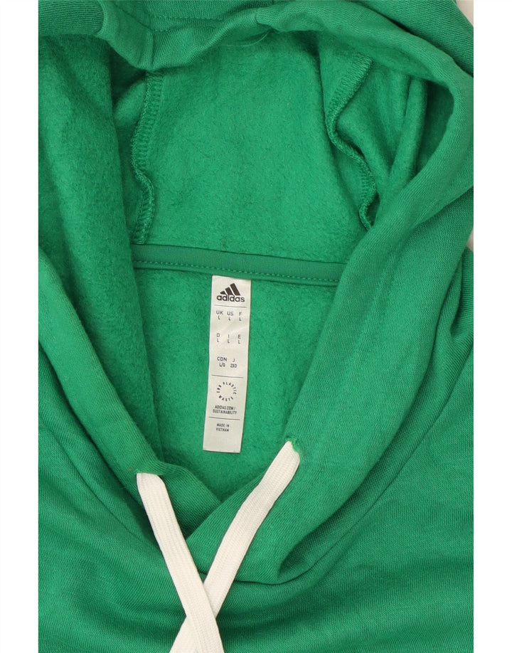 Męska bluza z kapturem Adidas, duża, zielona