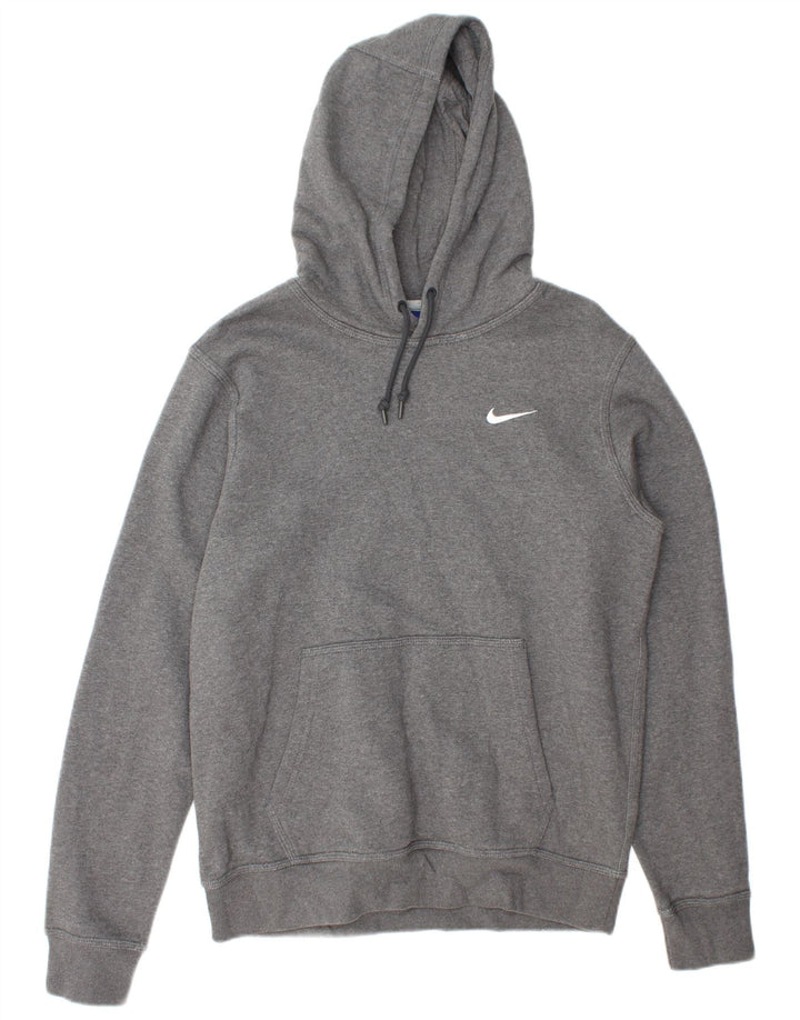 Męski sweter z kapturem Nike, średnioszary, bawełniany