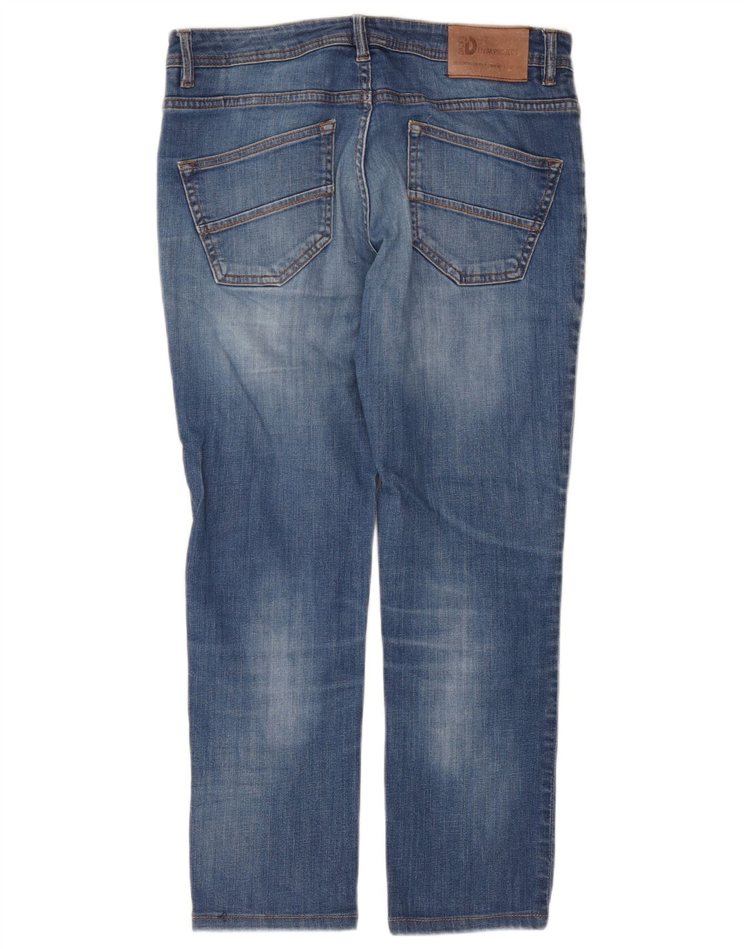 Damskie jeansy Crop Slim IT 48 XL W32 L26 Dack's, niebieska bawełna