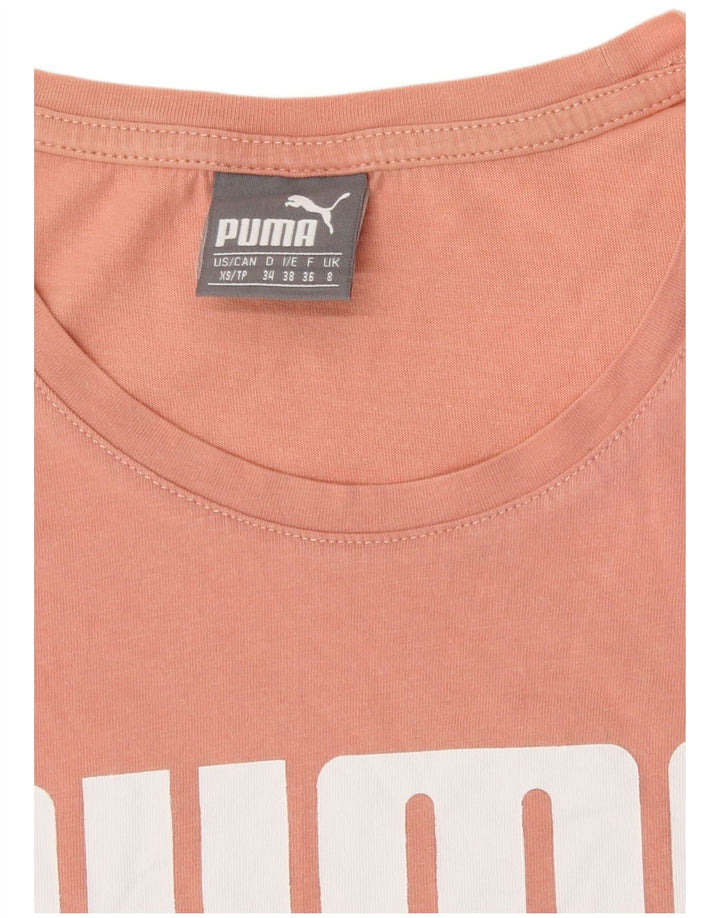 Damska koszulka z grafiką Puma Top UK 8 Small Pink