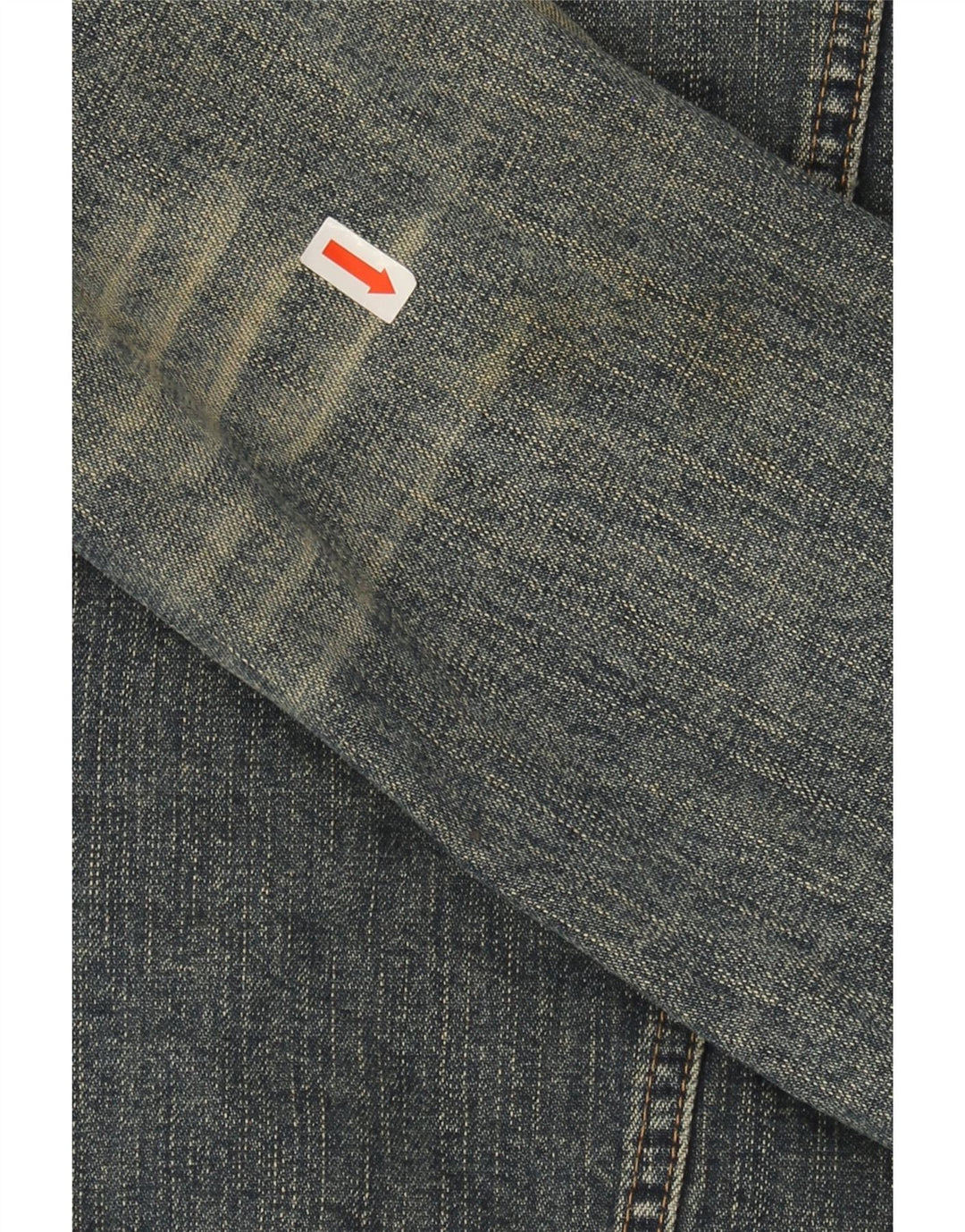 GAZZARRINI Womens Uomo Crop Denim Jacket IT 50 XL Blue Cotton Vintage Gazzarrini and Second-Hand Gazzarrini from Messina Hembry 
