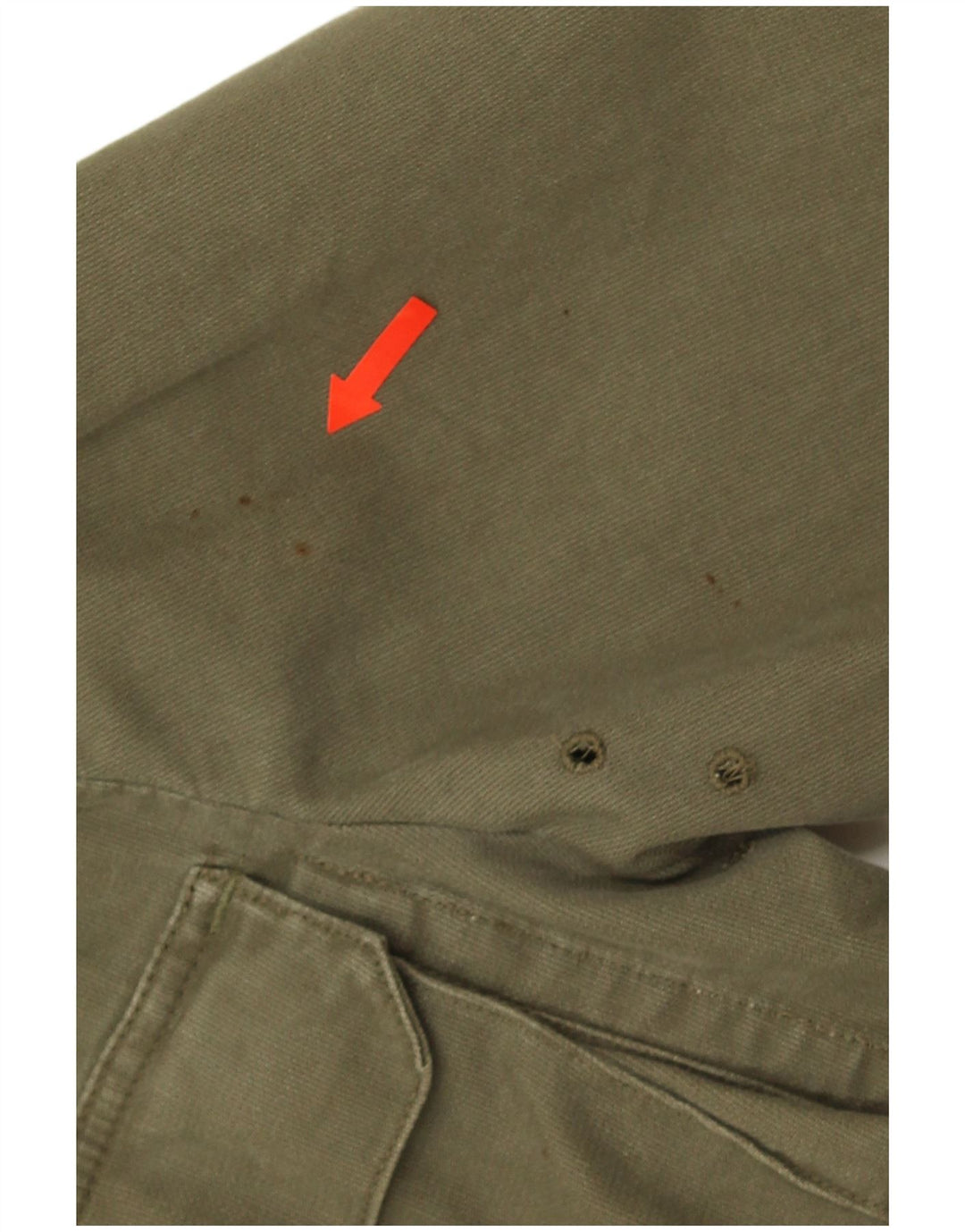 Męska kurtka wojskowa Vintage UK 38 Medium Khaki