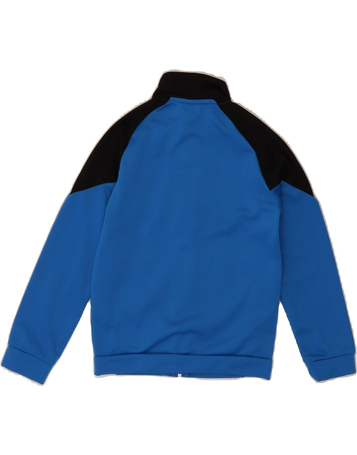 PUMA Boys Graphic Tracksuit Top Jacket 7-8 Years  Blue Colourblock Vintage Puma and Second-Hand Puma from Messina Hembry 