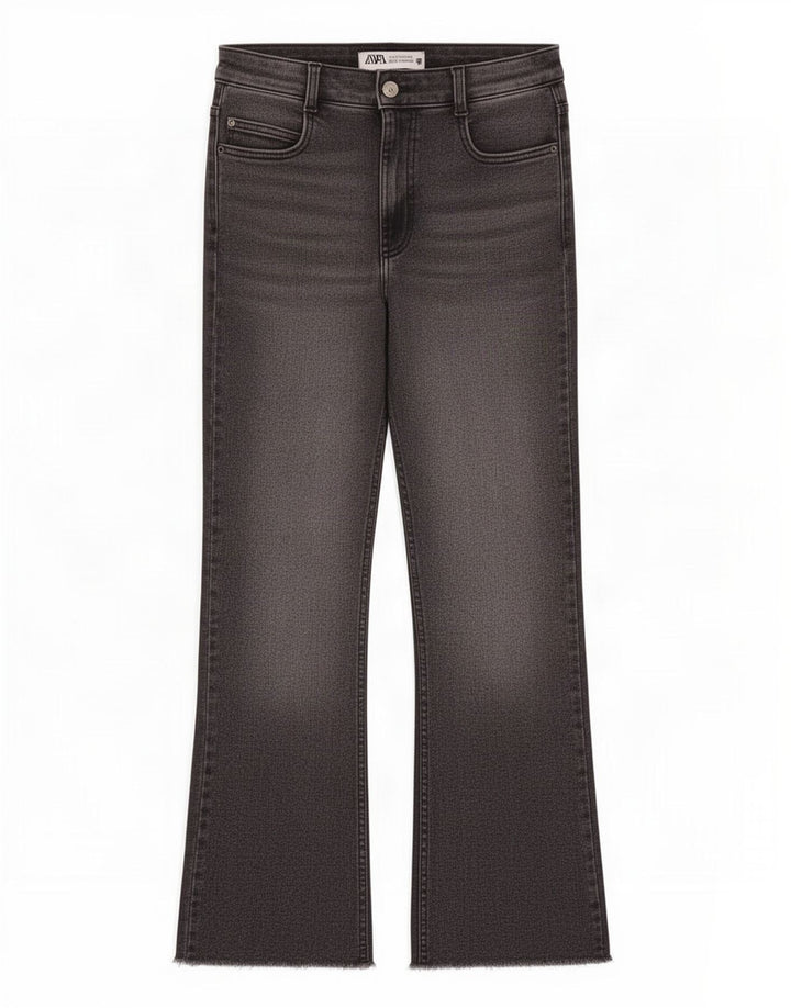 Damskie jeansy Bootcut Zara EU 38 Small W28 L26 Szare