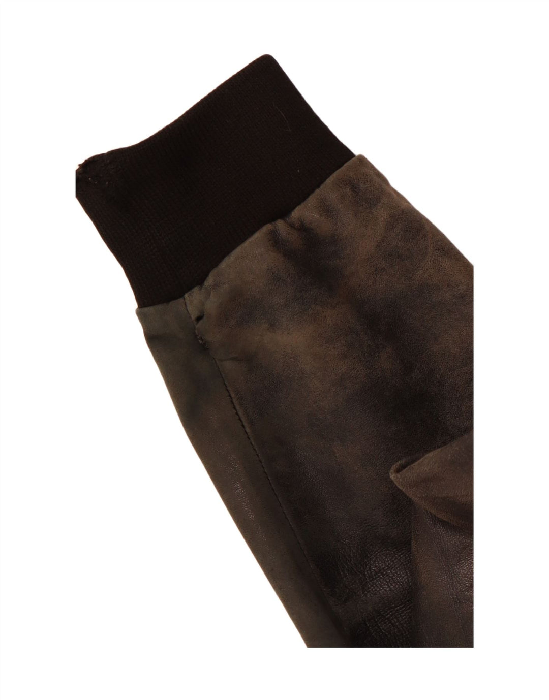 Męska kurtka skórzana VINTAGE UK 38, średnia czarna