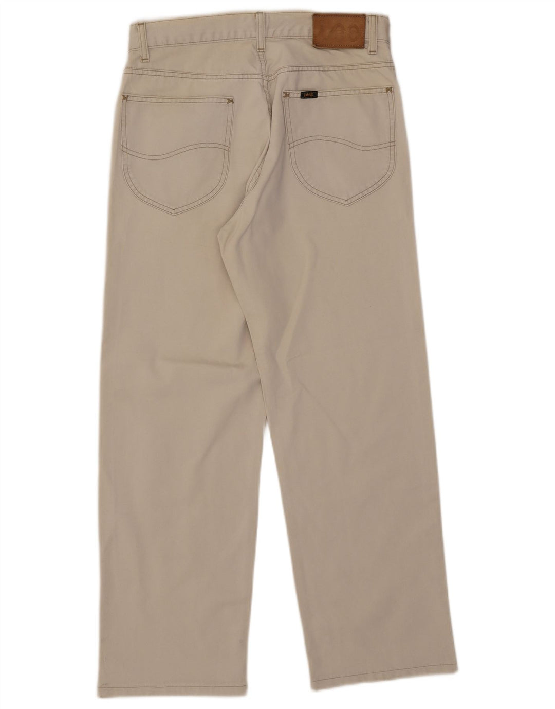 Męskie jeansy Lee Chicago Straight W32 L27 w kolorze złamanej bieli, bawełniane