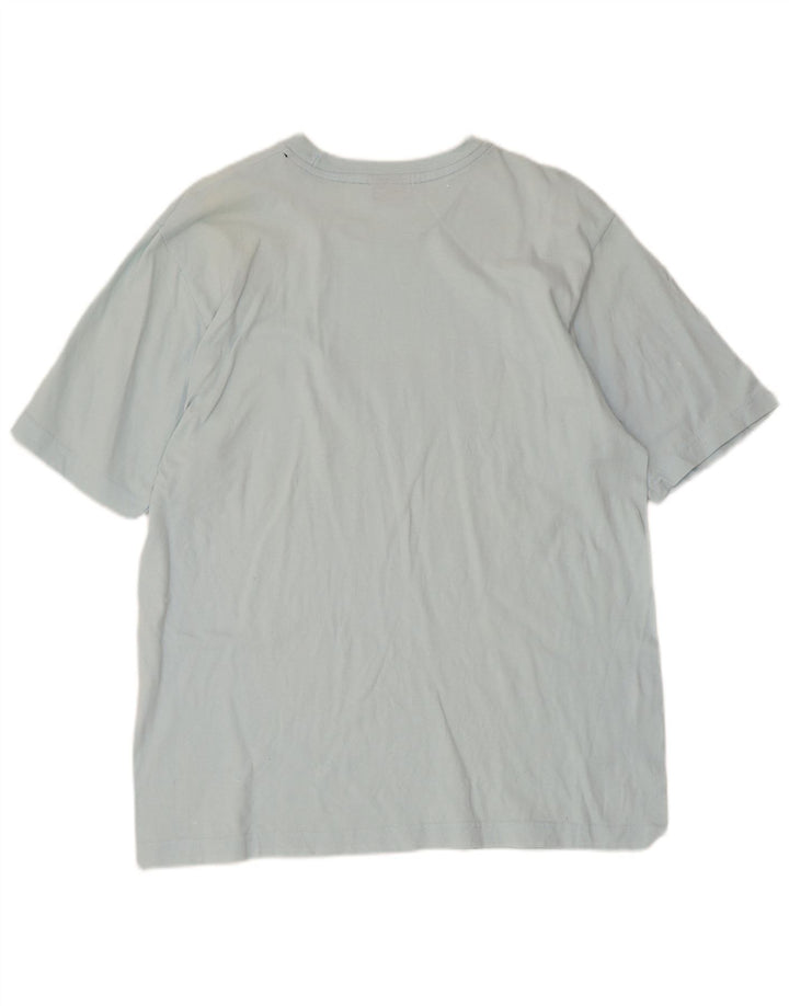 Męski T-shirt Champion z grafiką, duży, niebieski