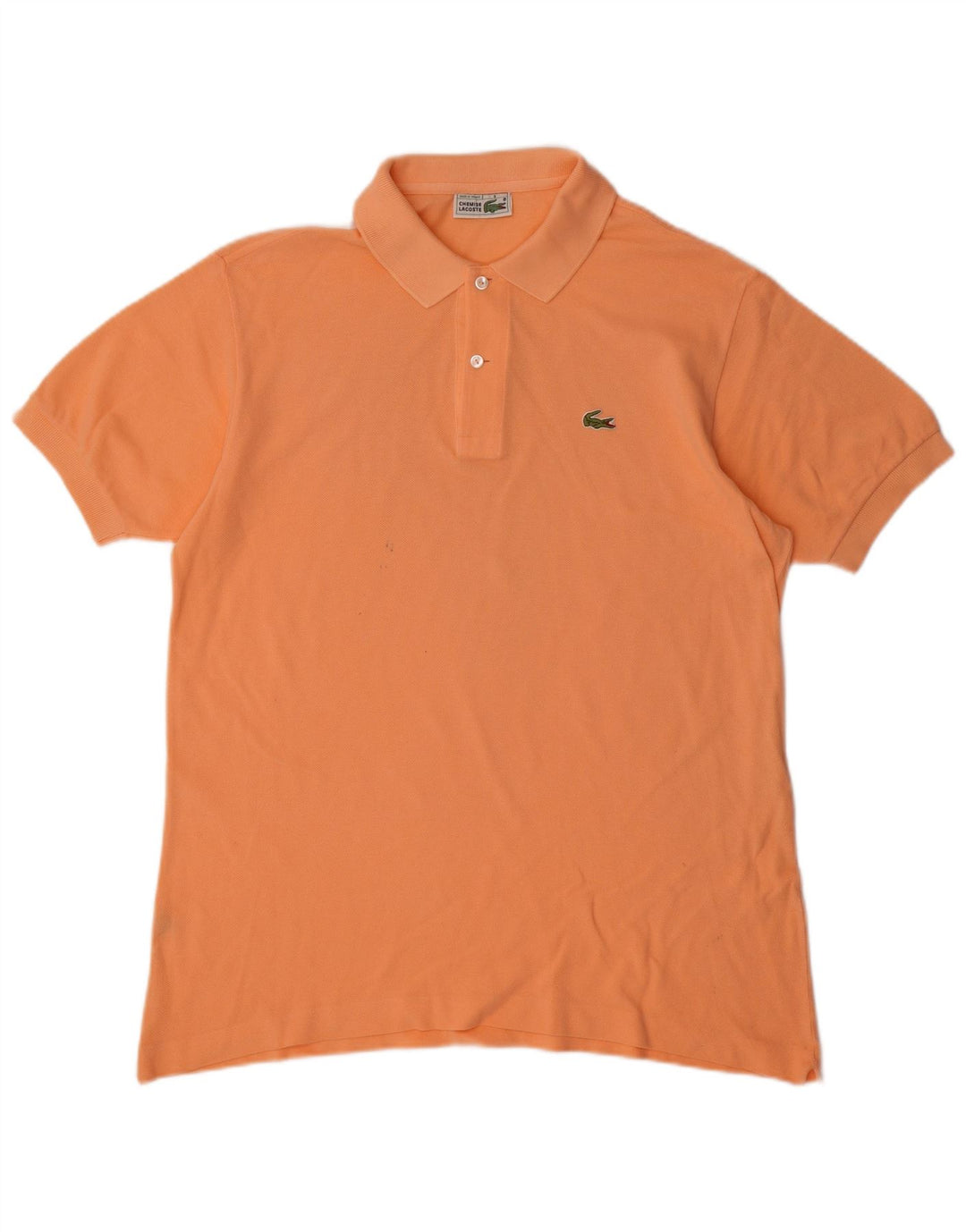Męska koszulka polo Lacoste, rozmiar 5, duża, pomarańczowa, bawełniana