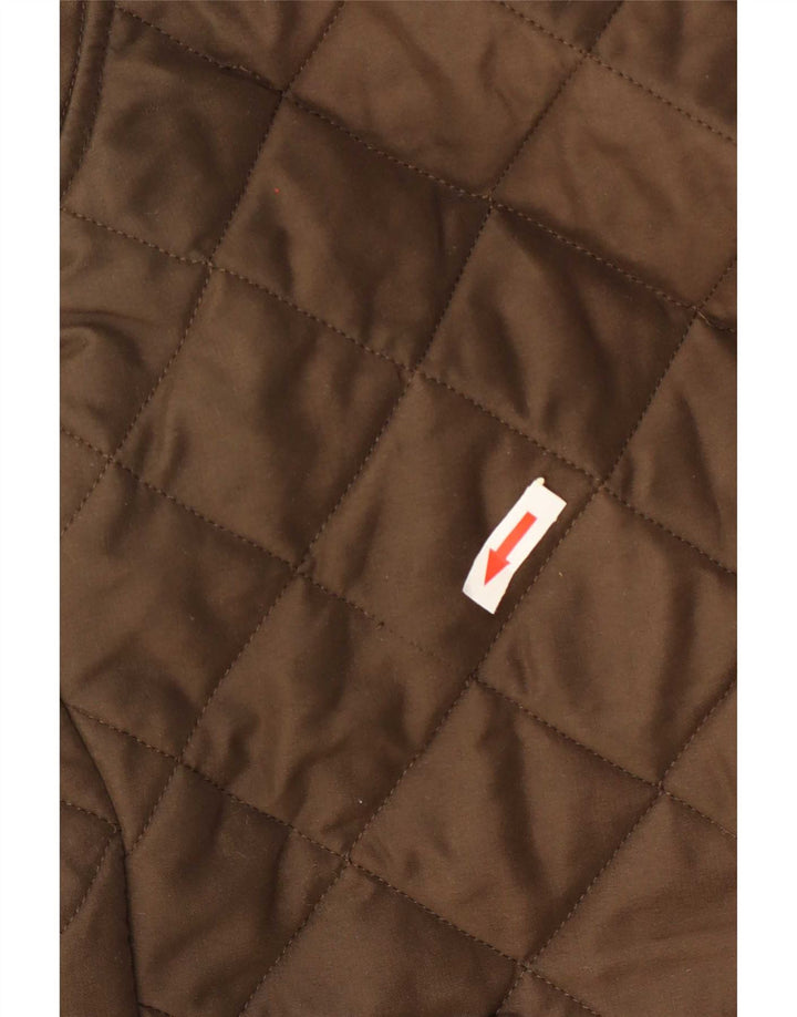 Męska pikowana kurtka Barbour UK 42 XL brązowa