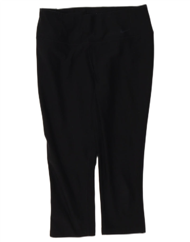 Damskie legginsy NIKE Dri Fit Capri UK 12, średnie czarne
