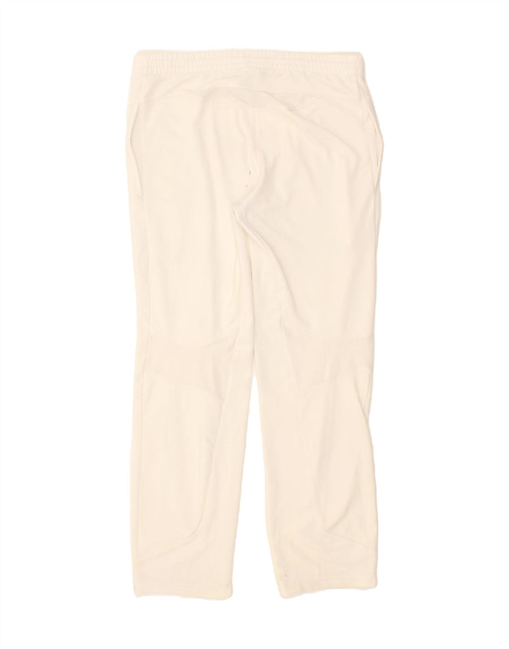 ADIDAS Mens Tracksuit Trousers UK 10 Small  White Polyester Vintage Adidas and Second-Hand Adidas from Messina Hembry 