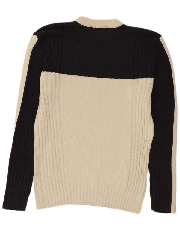 Męski sweter z okrągłym dekoltem PORT LOUIS IT 56 XL, granatowy, blok kolorów