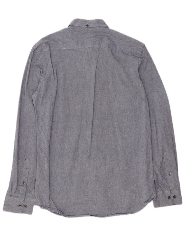 Koszula męska FRENCH CONNECTION, mała, niebieska, bawełniana