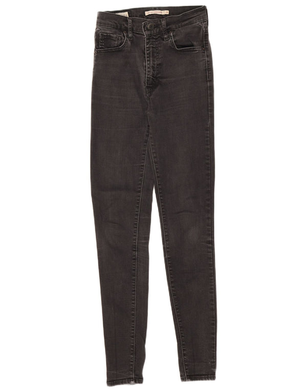 Damskie jeansy Levi's Mile High Super Skinny W26 L30 Czarne