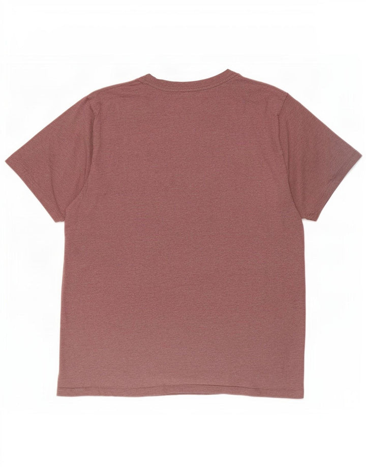 T-shirt męski Carhartt, duży, bordowy, bawełniany