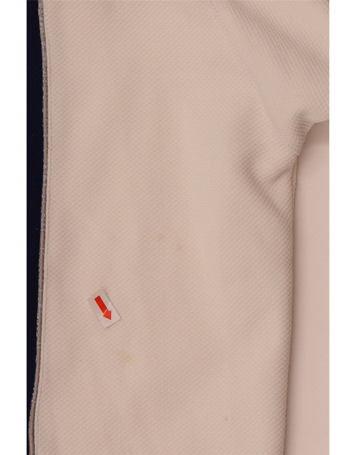 Męska kurtka dresowa KAPPA z grafiką XL, granatowa, z poliestru w blokach kolorów