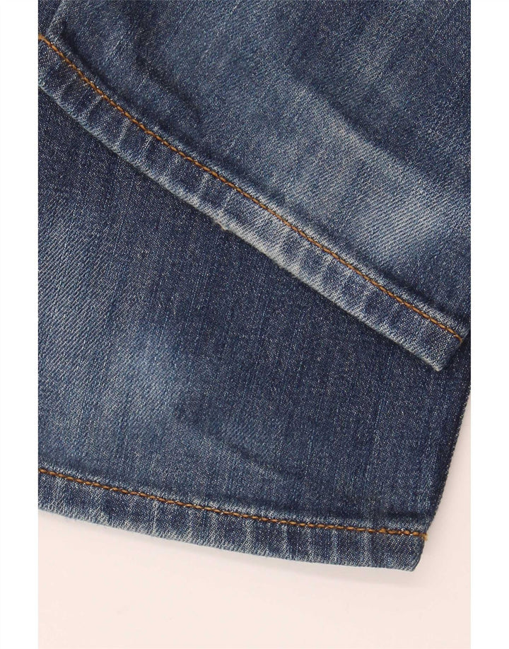 Męskie jeansy slim fit Fat Face W30 L32 Niebieskie bawełniane