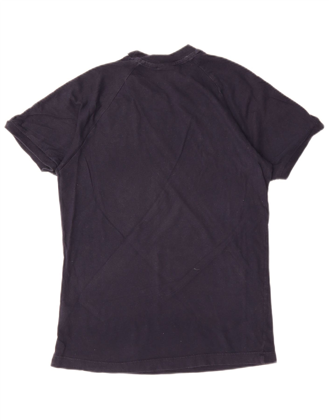 Damska koszulka z grafiką ADIDAS Top UK 10, mała, granatowa, bawełniana