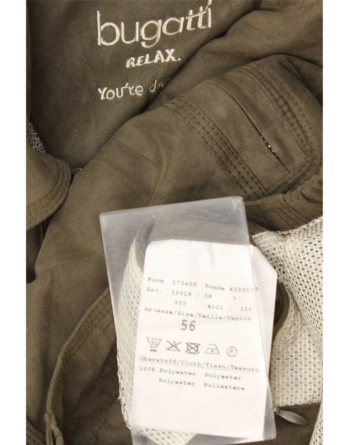 Męska kurtka bomber Bugatti IT 56 3XL Khaki Poliester