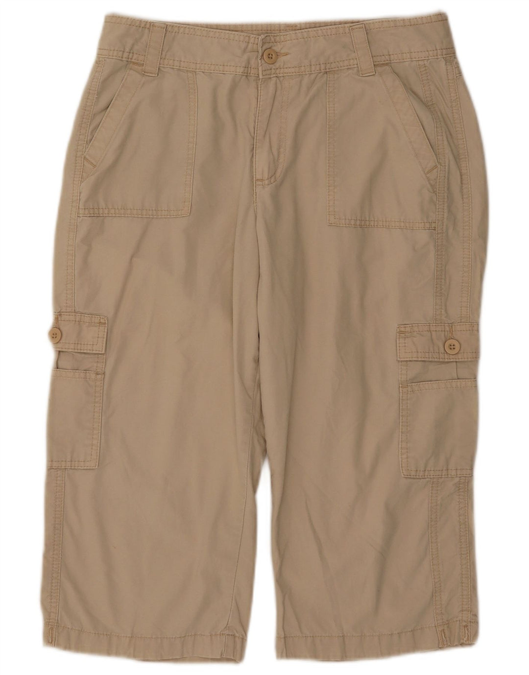 Spodnie damskie LEE Riders Cargo Capri W31 L18 Beżowe