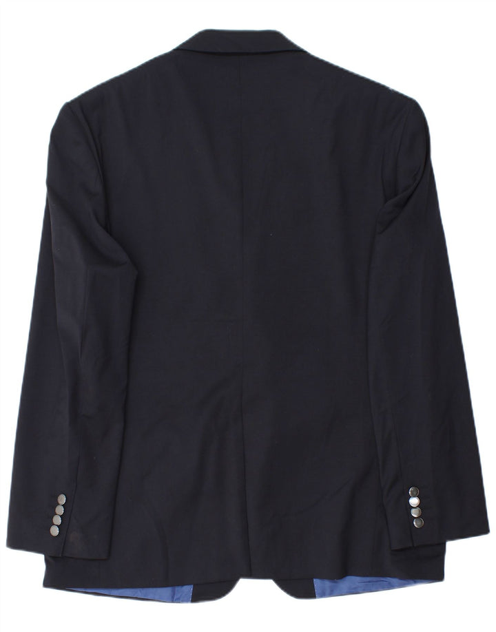 Marks & Spencer Męska marynarka zapinana na 2 guziki, UK 42 XL, granatowa, poliester