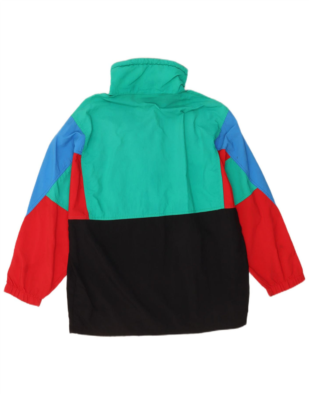 Vintage męska kurtka Anorak IT 44 XS Wielokolorowy poliamid z blokami kolorów