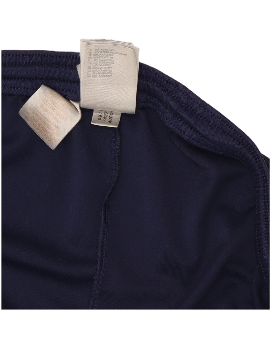 Męskie spodenki sportowe Adidas Climalite XL granatowe, poliestrowe