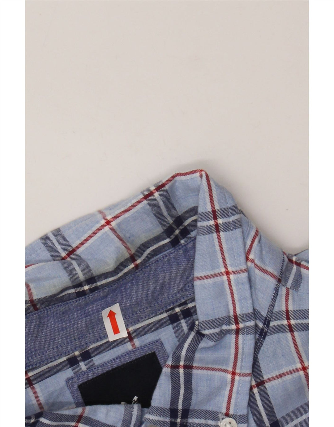 Crew Clothing Męska koszula flanelowa slim fit XL w niebieską kratkę, bawełniana