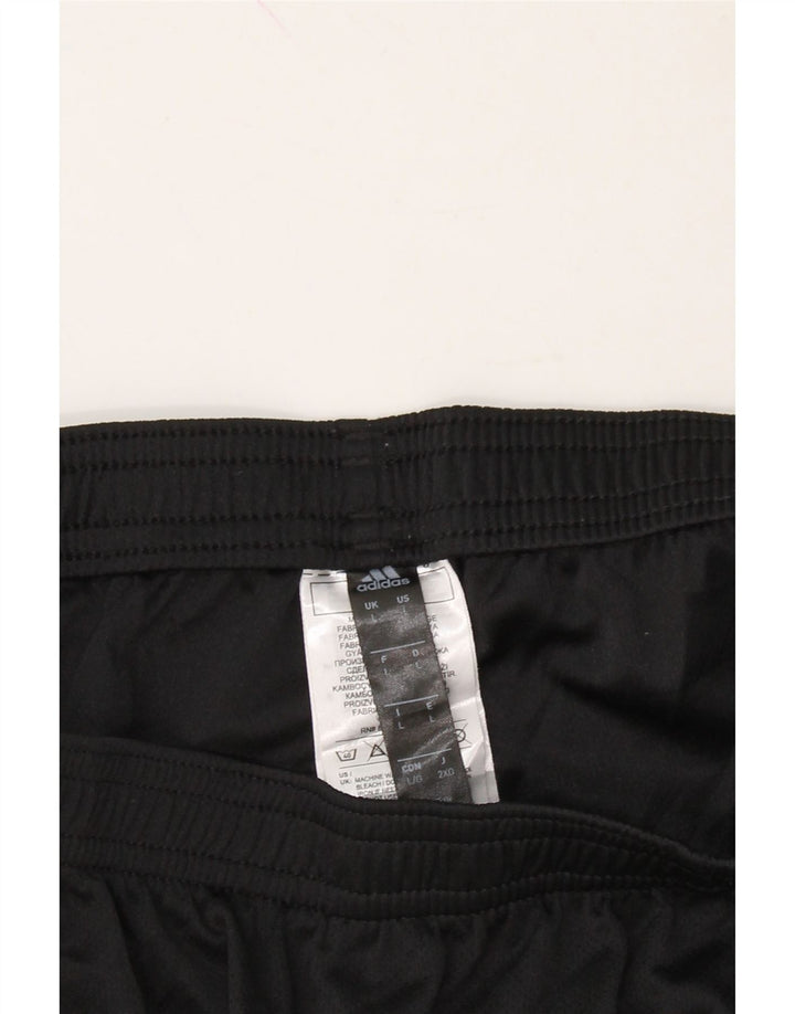 ADIDAS Mens Sport Shorts Large  Black Polyester Vintage Adidas and Second-Hand Adidas from Messina Hembry 
