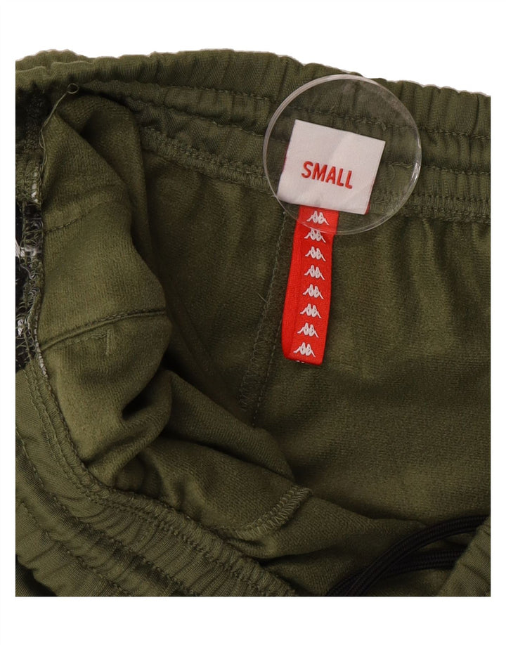 KAPPA Mens Graphic Tracksuit Trousers Joggers Small  Green Vintage Kappa and Second-Hand Kappa from Messina Hembry 
