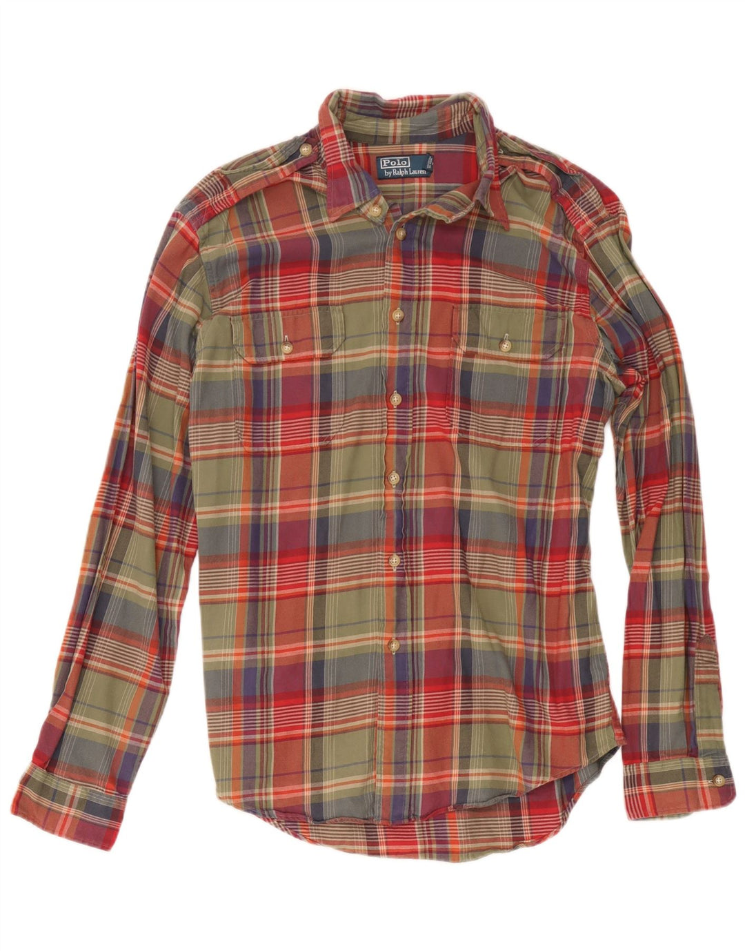Koszula męska Polo Ralph Lauren, duża, wielokolorowa, bawełniana w kratę