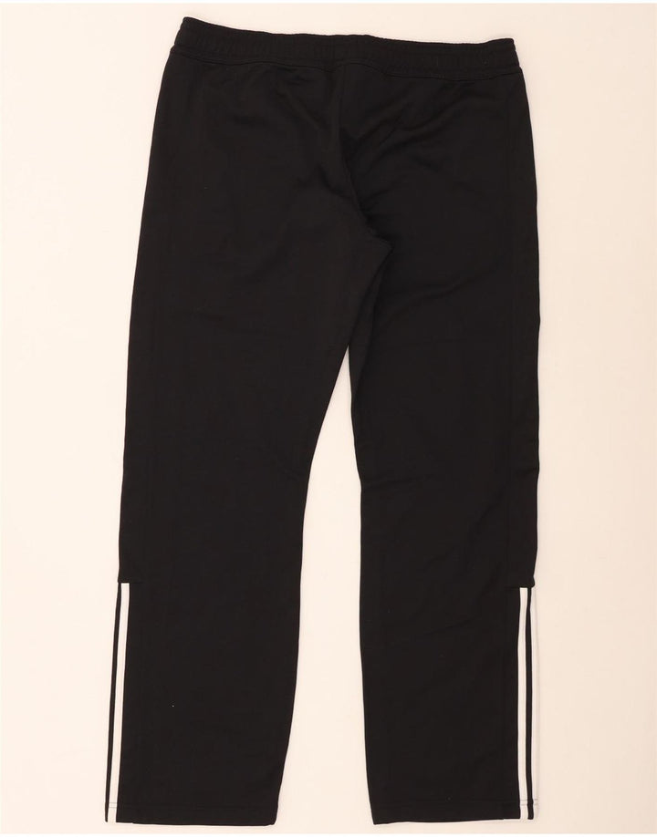 Damskie spodnie dresowe Adidas UK 16/18, duże, czarne, poliestrowe