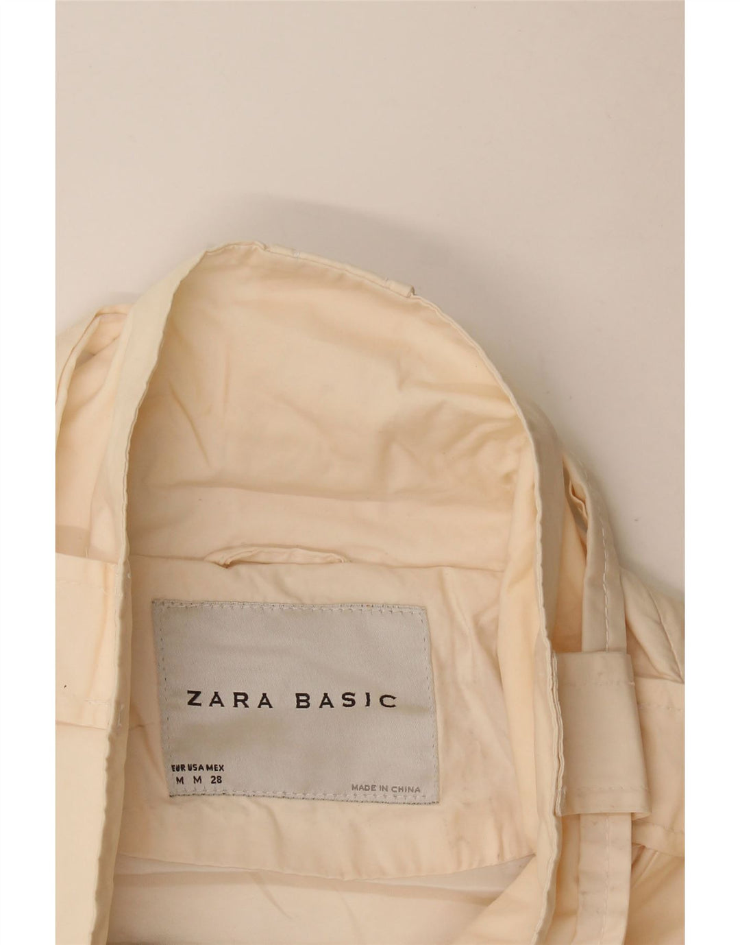 Kurtka damska Zara UK 14 Medium Off White