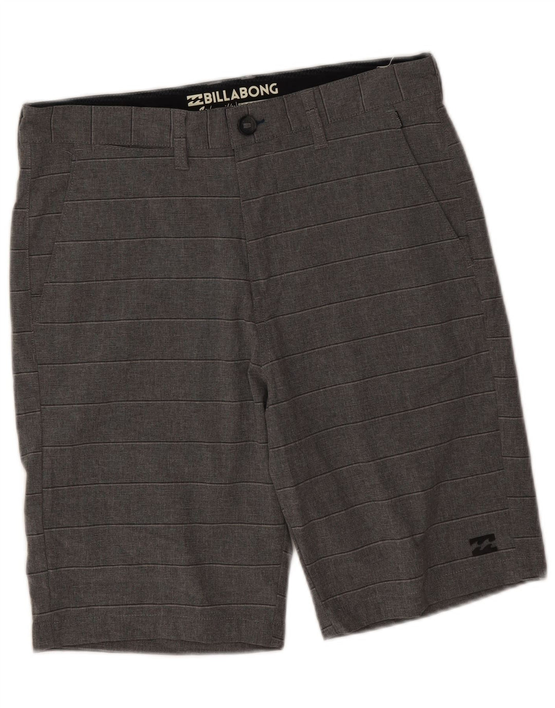 Męskie spodenki Chino Billabong W31 Średni szary poliester w paski