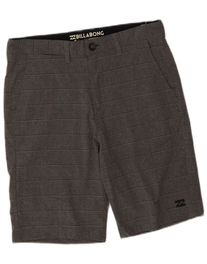 Męskie spodenki Chino Billabong W31 Średni szary poliester w paski