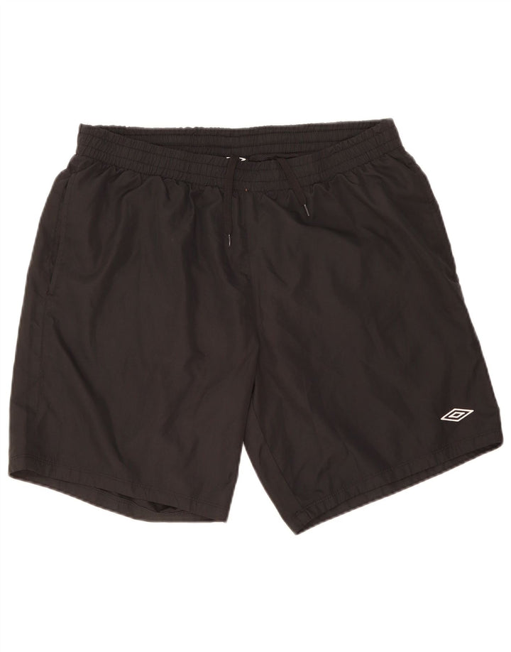 Męskie spodenki sportowe Umbro XL, czarny poliester