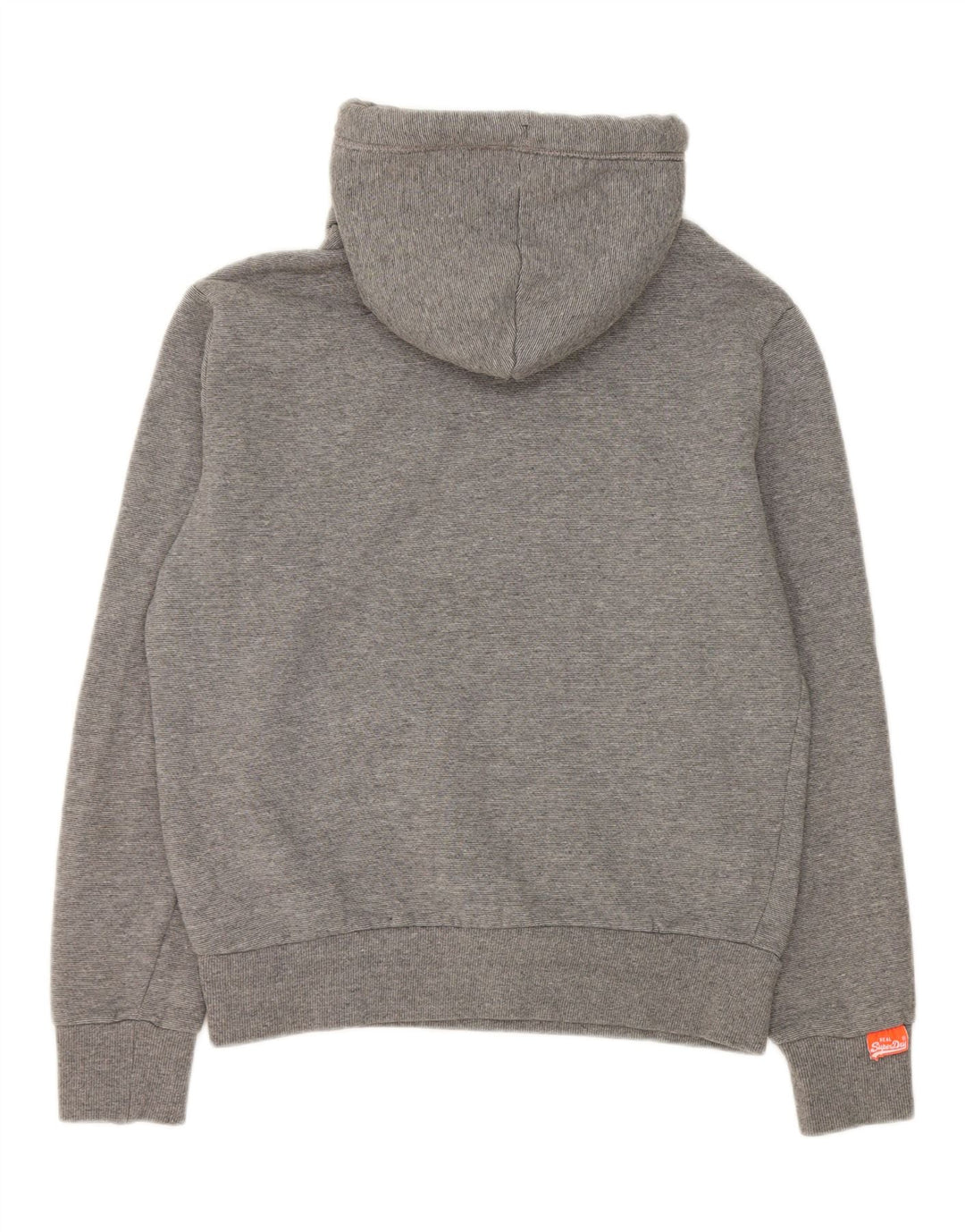 Męski sweter z kapturem Superdry, średnioszary, bawełniany