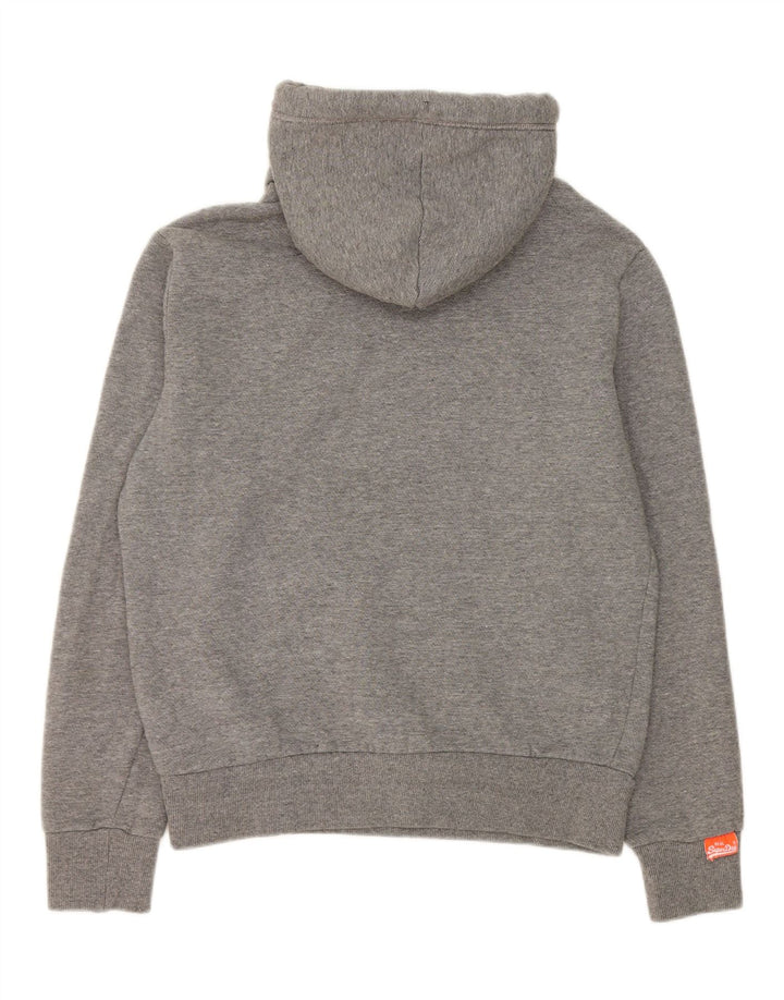 Męski sweter z kapturem Superdry, średnioszary, bawełniany